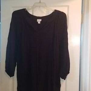 NWOT AVA VIV Navy Blouse 2X